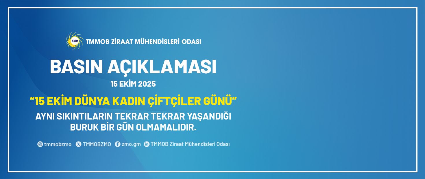 “15 EKİM DÜNYA KADIN ÇİFTÇİLER GÜNÜ”   AYNI SIKINTILARIN TEKRAR TEKRAR YAŞANDIĞI  BURUK BİR GÜN OLMAMALIDIR.