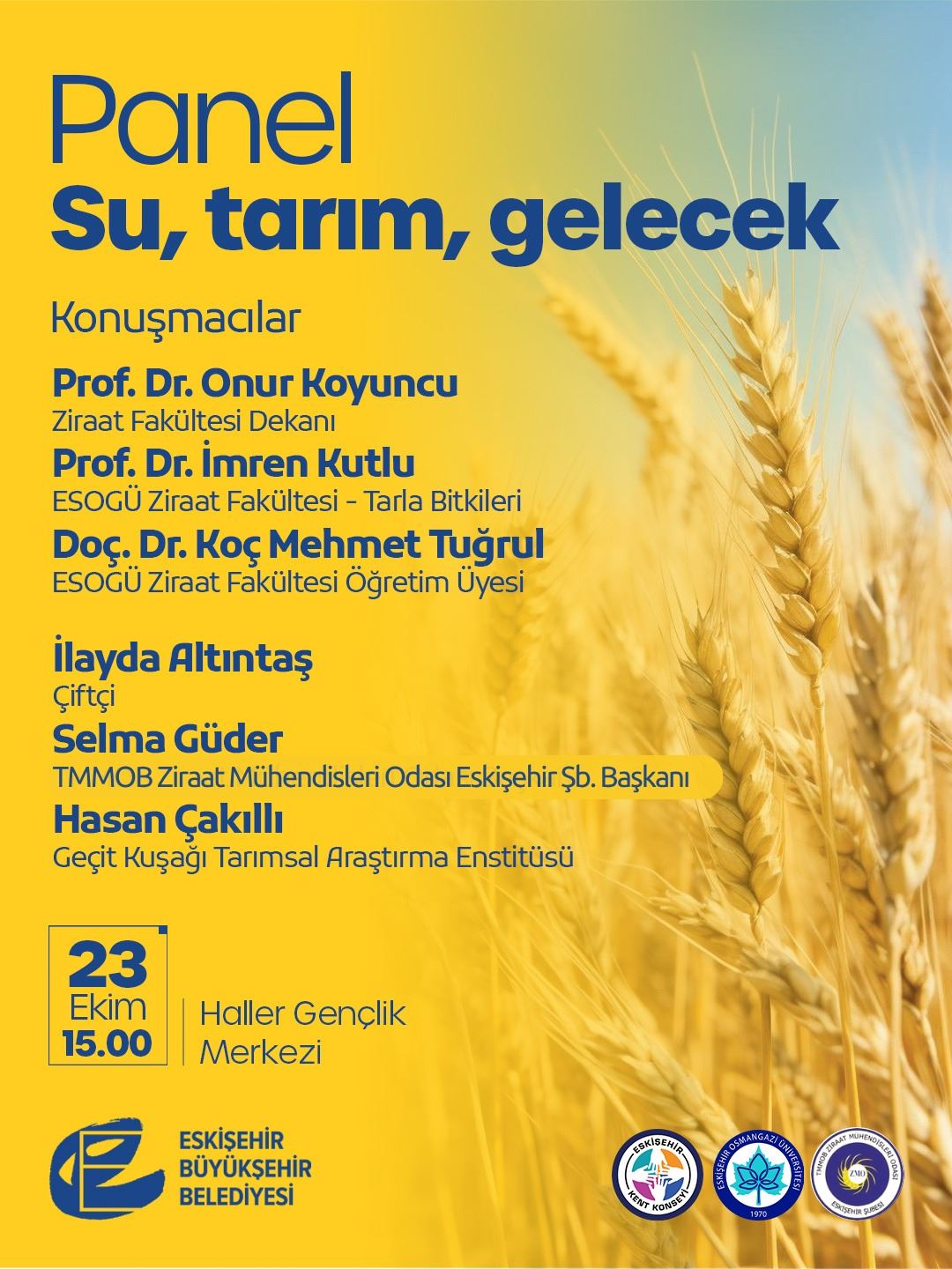 SU, TARIM, GELECEK PANELİ-23 EKİM 2025