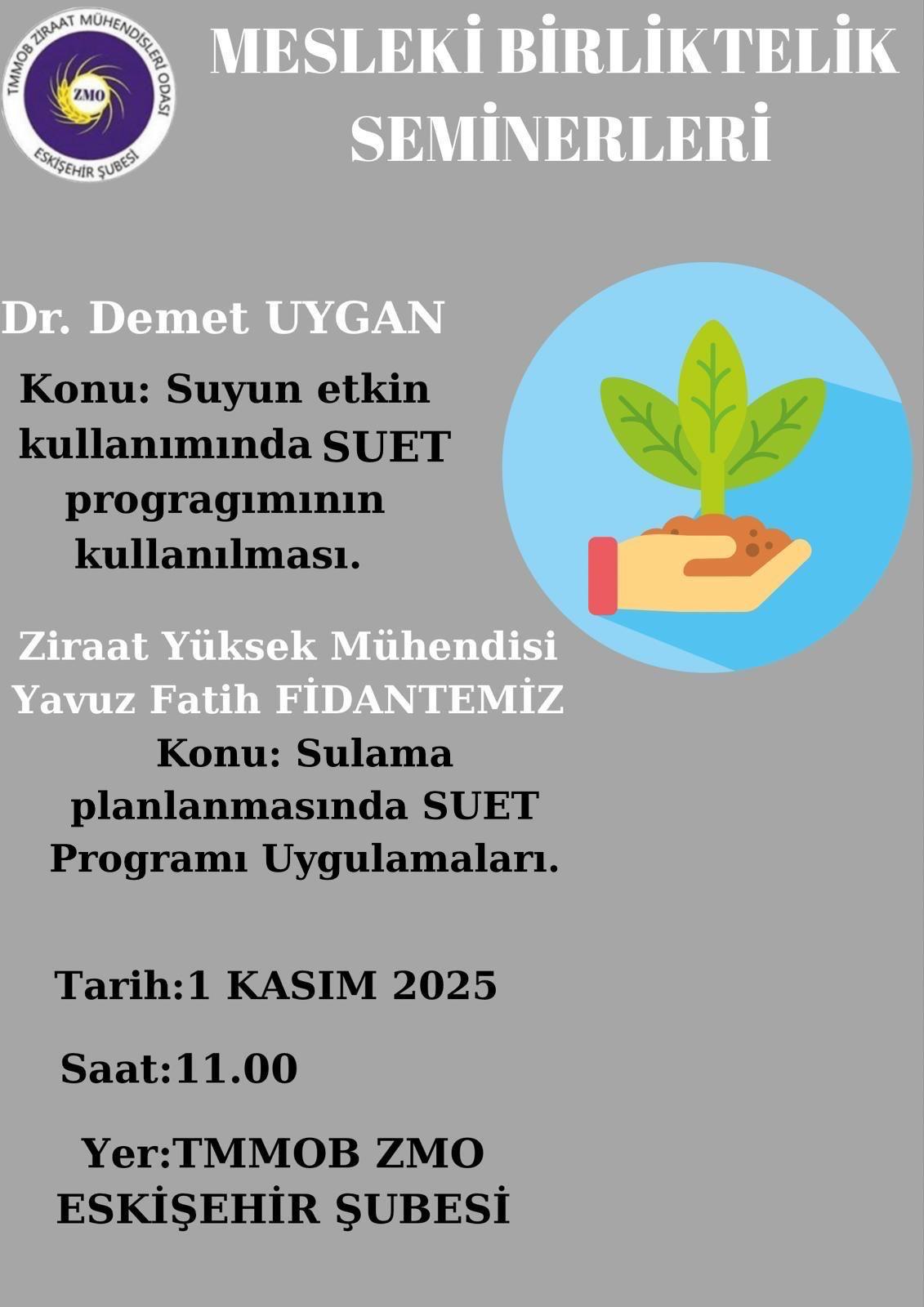 MESLEKİ BİRLİKTELİK SEMİNERLERİ- 1 KASIM 2025