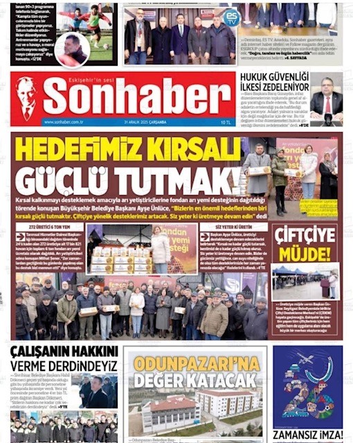 SON HABER: HEDEFİMİZ KIRSALI GÜÇLÜ TUTMAK-31 ARALIK 2025