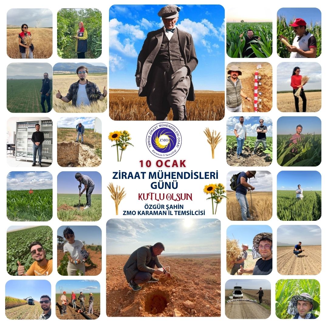 TARIM ÖĞRENİMİNİN 180. YILI VE 10 OCAK ZİRAAT MÜHENDİSLERİ GÜNÜ KUTLU OLSUN