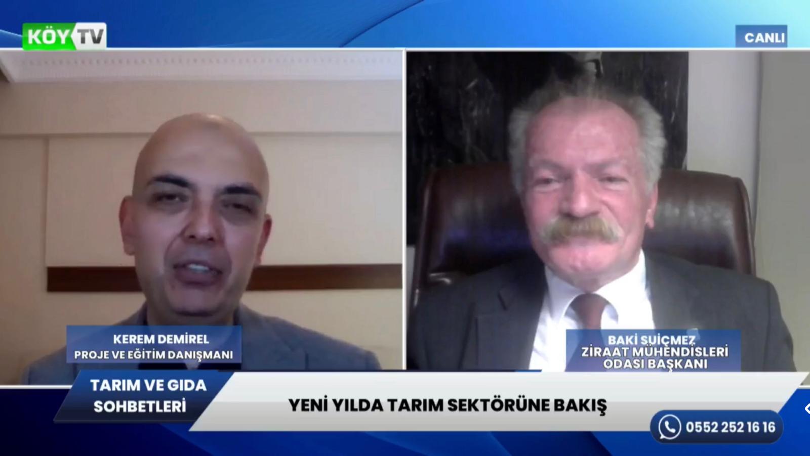 KÖY TV- “TARIM VE GIDA SOHBETLERİ” PROGRAMI