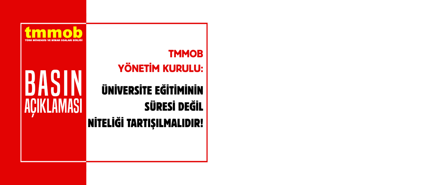 ÜNİVERSİTE EĞİTİMİNİN SÜRESİ DEĞİL NİTELİĞİ TARTIŞILMALIDIR!