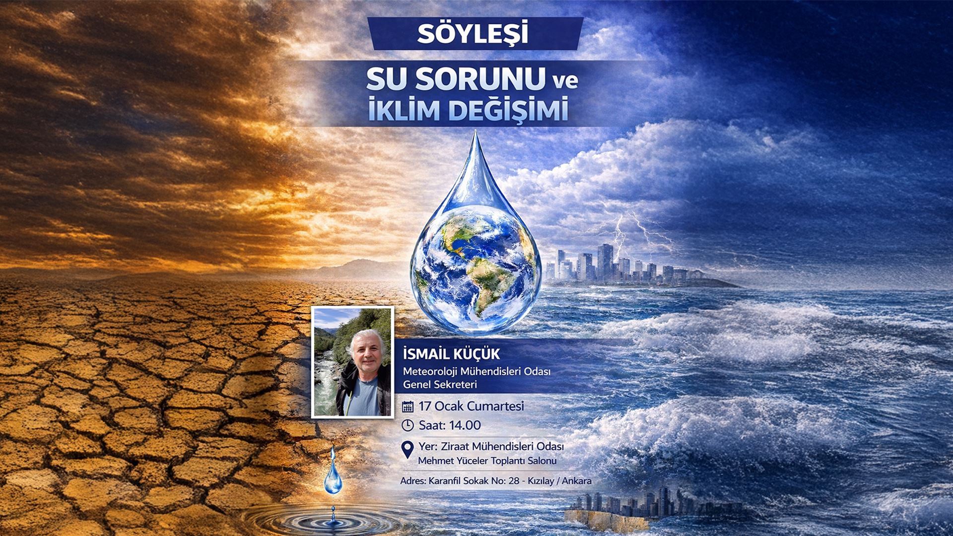 SOKAKLARIN SESİ AJANSI – “SU SORUNU VE İKLİM DEĞİŞİMİ SÖYLEŞİSİ”