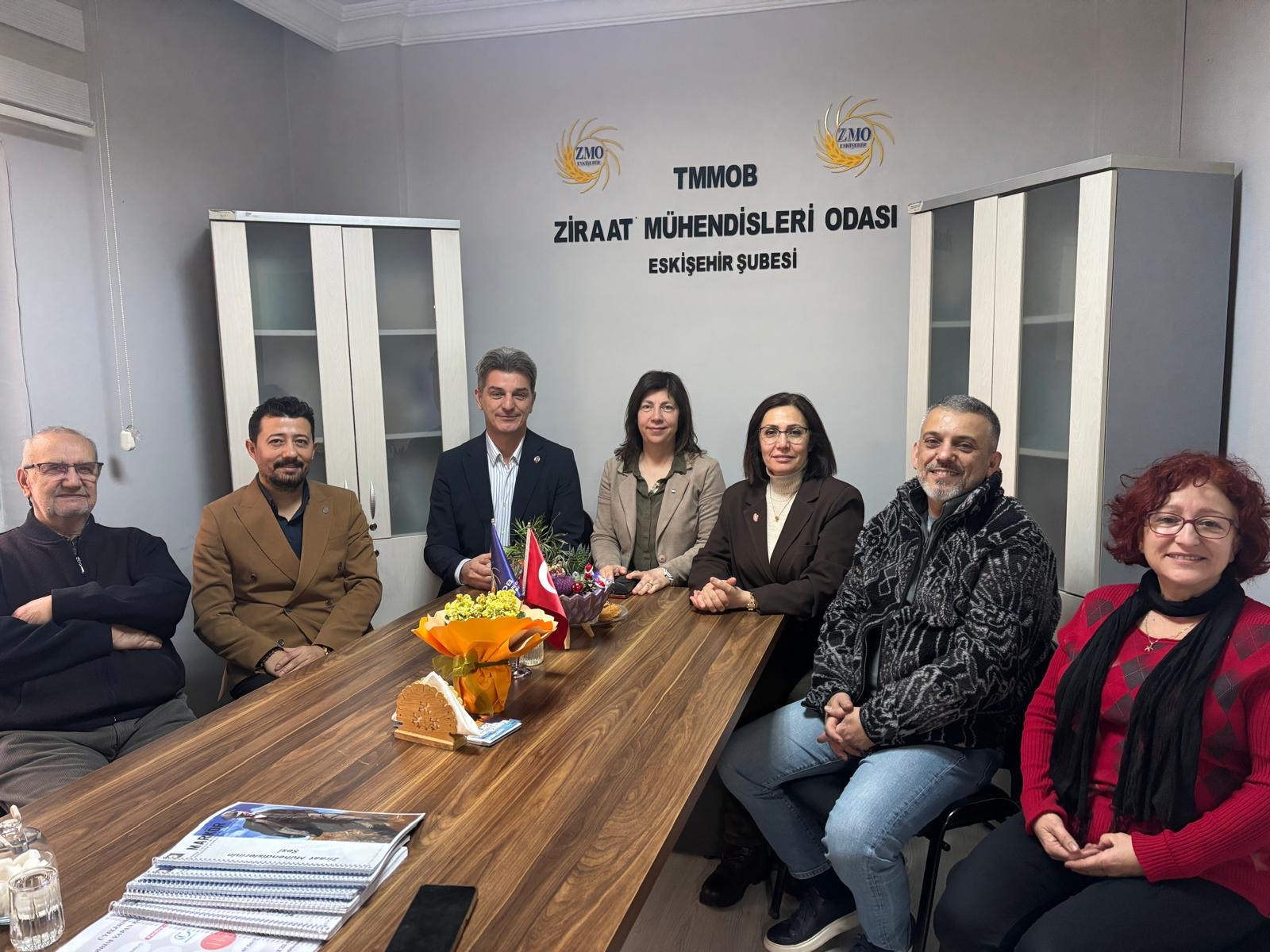 VETERİNER HEKİMLER ODASI’NDAN YÖNETİM KURULUMUZA ZİYARET 