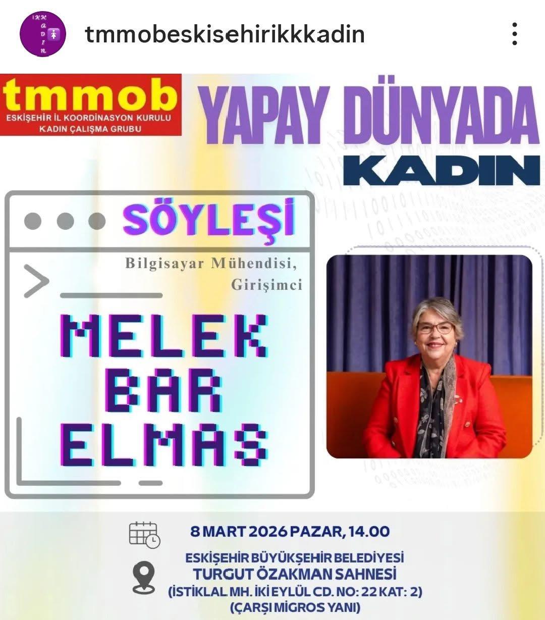 "YAPAY DÜNYADA KADIN" SÖYLEŞİSİ- 8 MART 2026