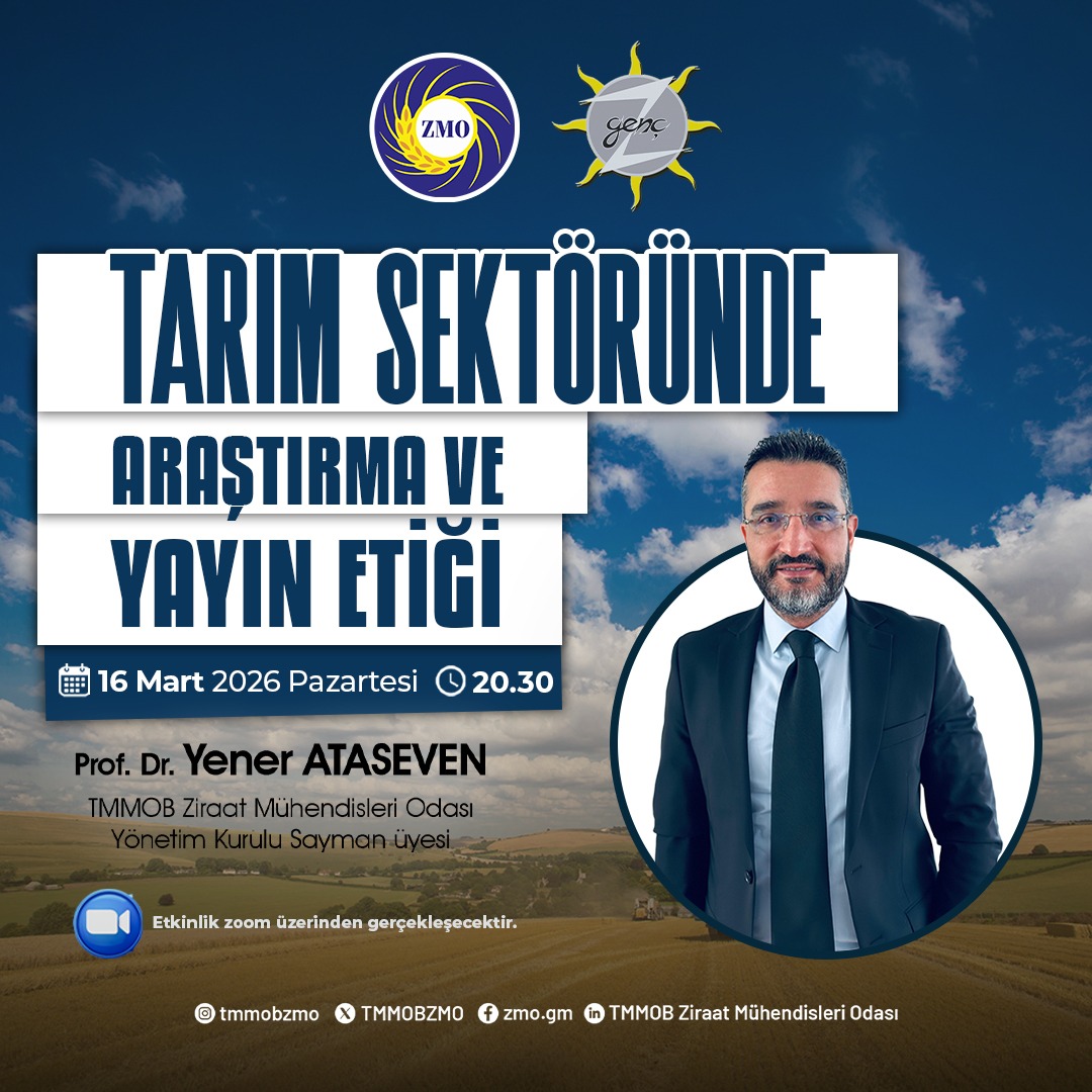 “TARIM SEKTÖRÜNDE ARAŞTIRMA VE YAYIN ETİĞİ” EĞİTİMİ