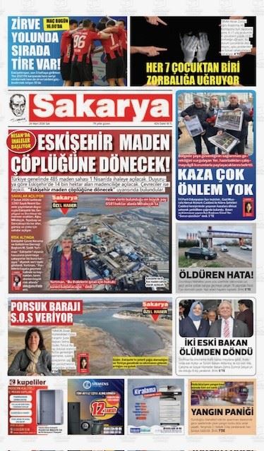 SAKARYA- PORSUK BARAJI S.O.S. VERİYOR-24 MART 2026