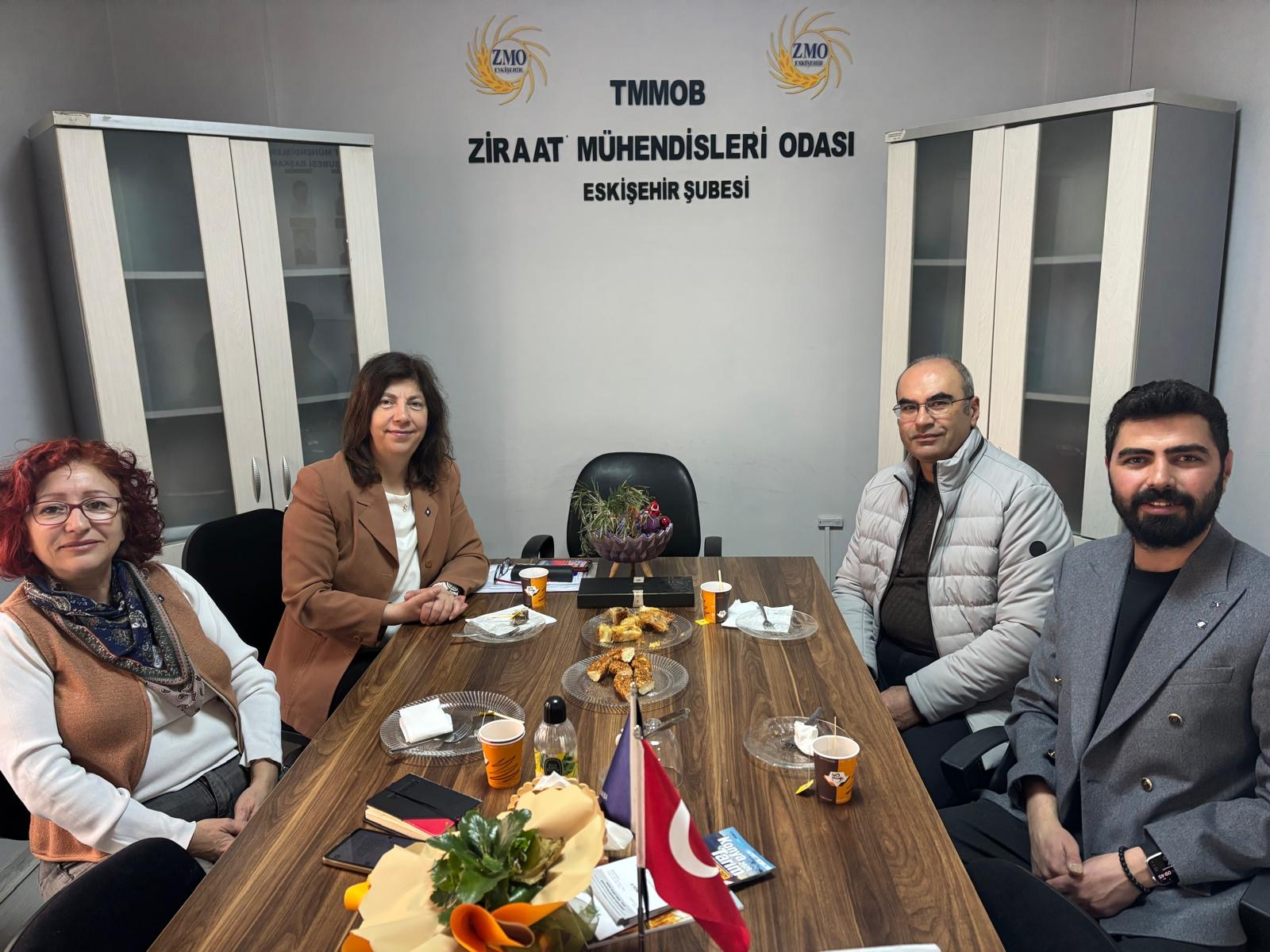 SİVRİHİSAR BÖLGE ŞEFLİĞİ’NDEN ŞUBEMİZE ZİYARET