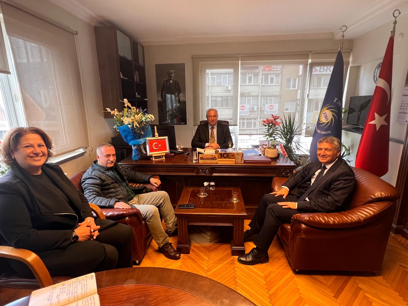 ÜYELERİMİZ HÜSEYİN İYİDOĞAN VE ZAFER YAŞAR’IN ODA’MIZA ZİYARETİ