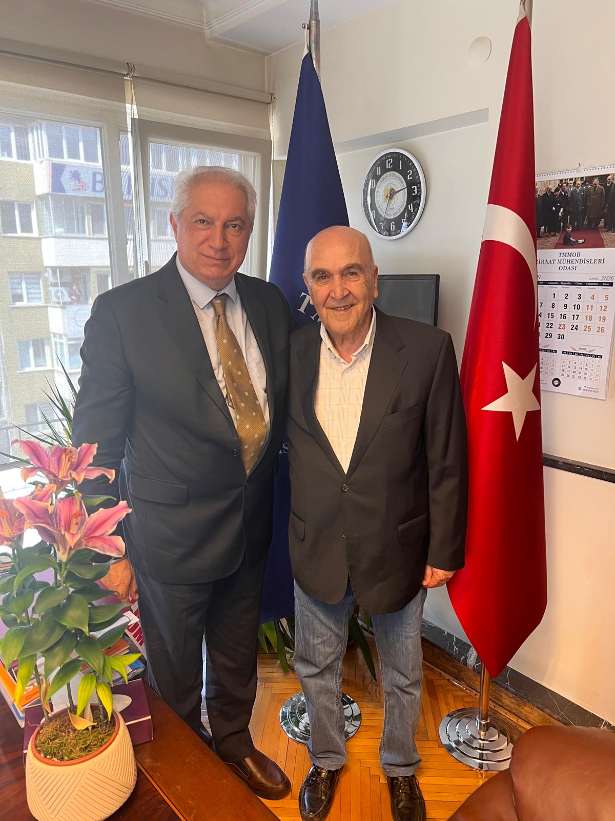 MESLEK BÜYÜĞÜMÜZ, ÜYEMİZ NECATİ UZDİL’İN ODA’MIZA ZİYARETİ