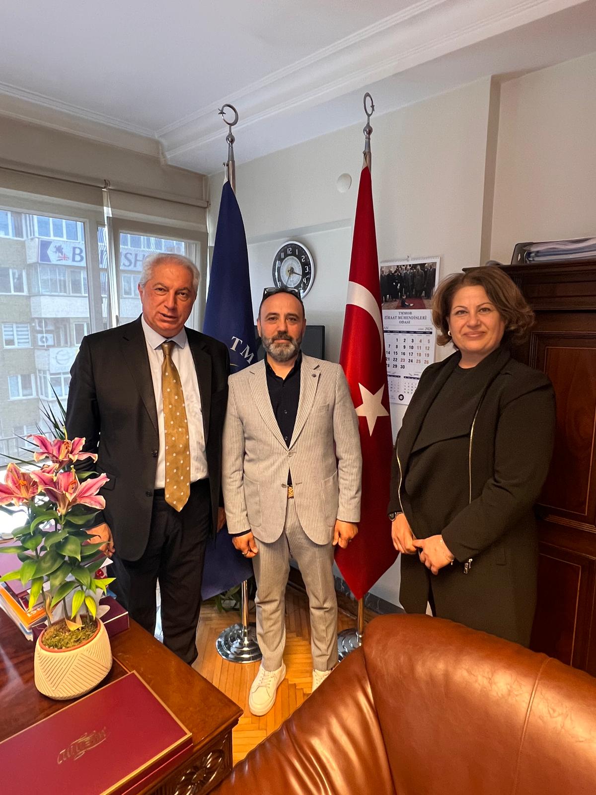 TMO İŞYERİ TEMSİLCİMİZ CEMİL ATASOY’UN ODA’MIZA ZİYARETİ