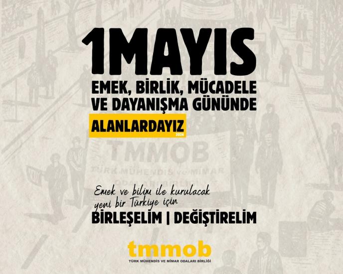 1 MAYIS EMEK, BİRLİK, MÜCADELE VE DAYANIŞMA GÜNÜNDE ALANLARDAYIZ!