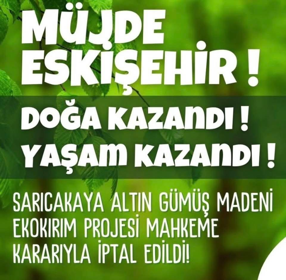 SARICAKAYA ALTIN-GÜMÜŞ MADENİ RAPORUNUN SONUCU AÇIKLANDI! 