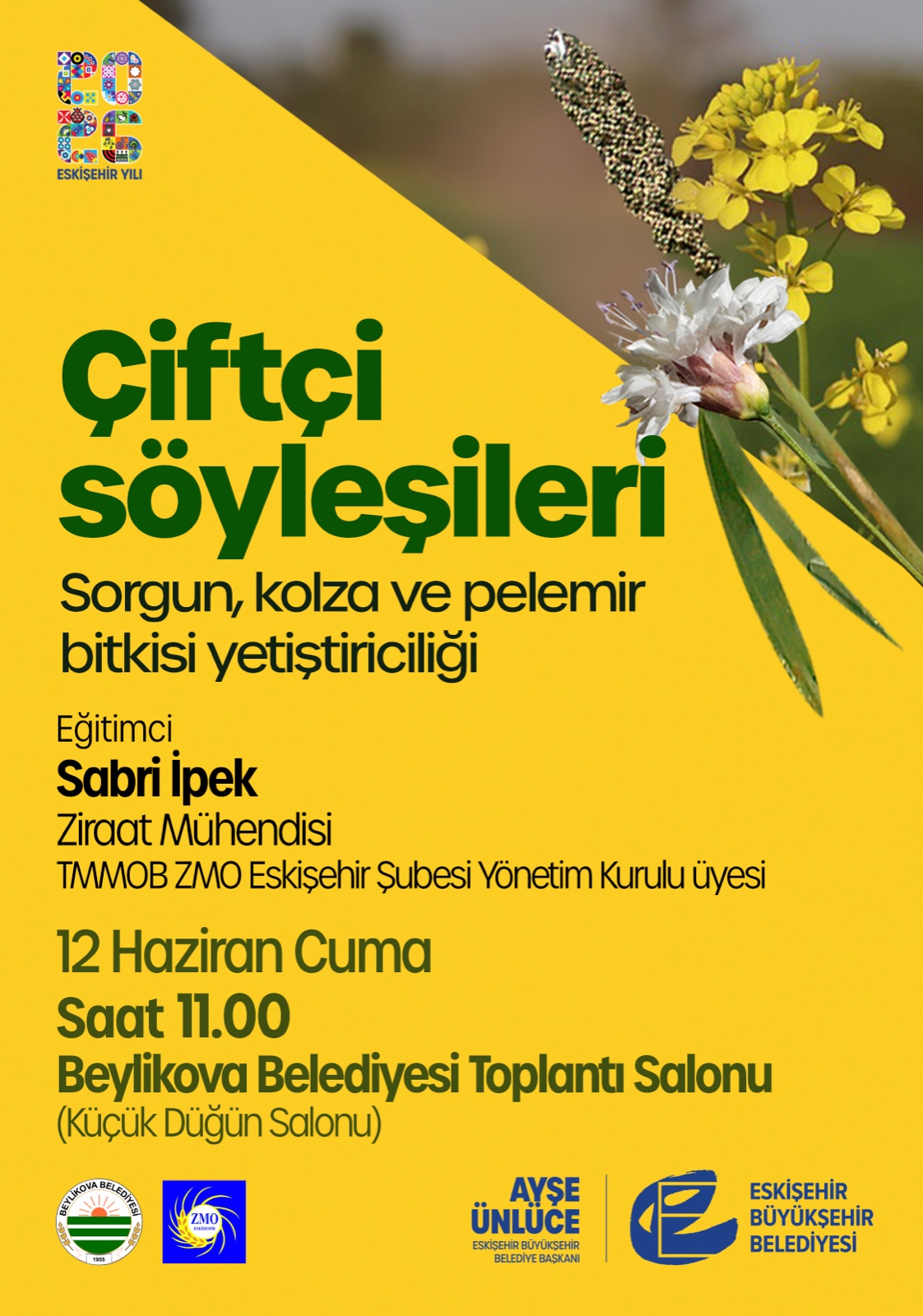 ÇİFTÇİ SÖYLEŞİLERİ BEYLİKOVA- 12 HAZİRAN 2026