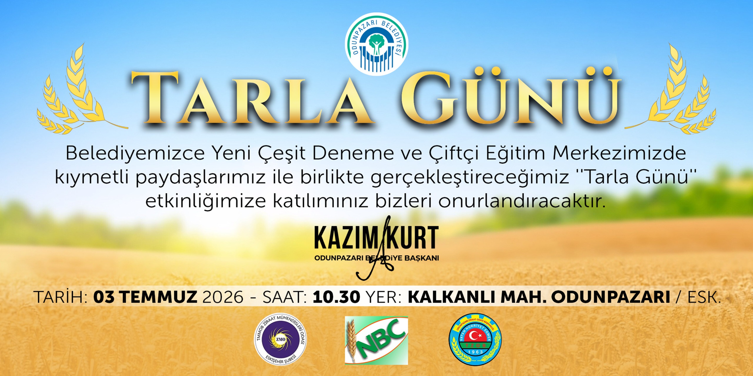 TARLA GÜNÜ-3 TEMMUZ 2026