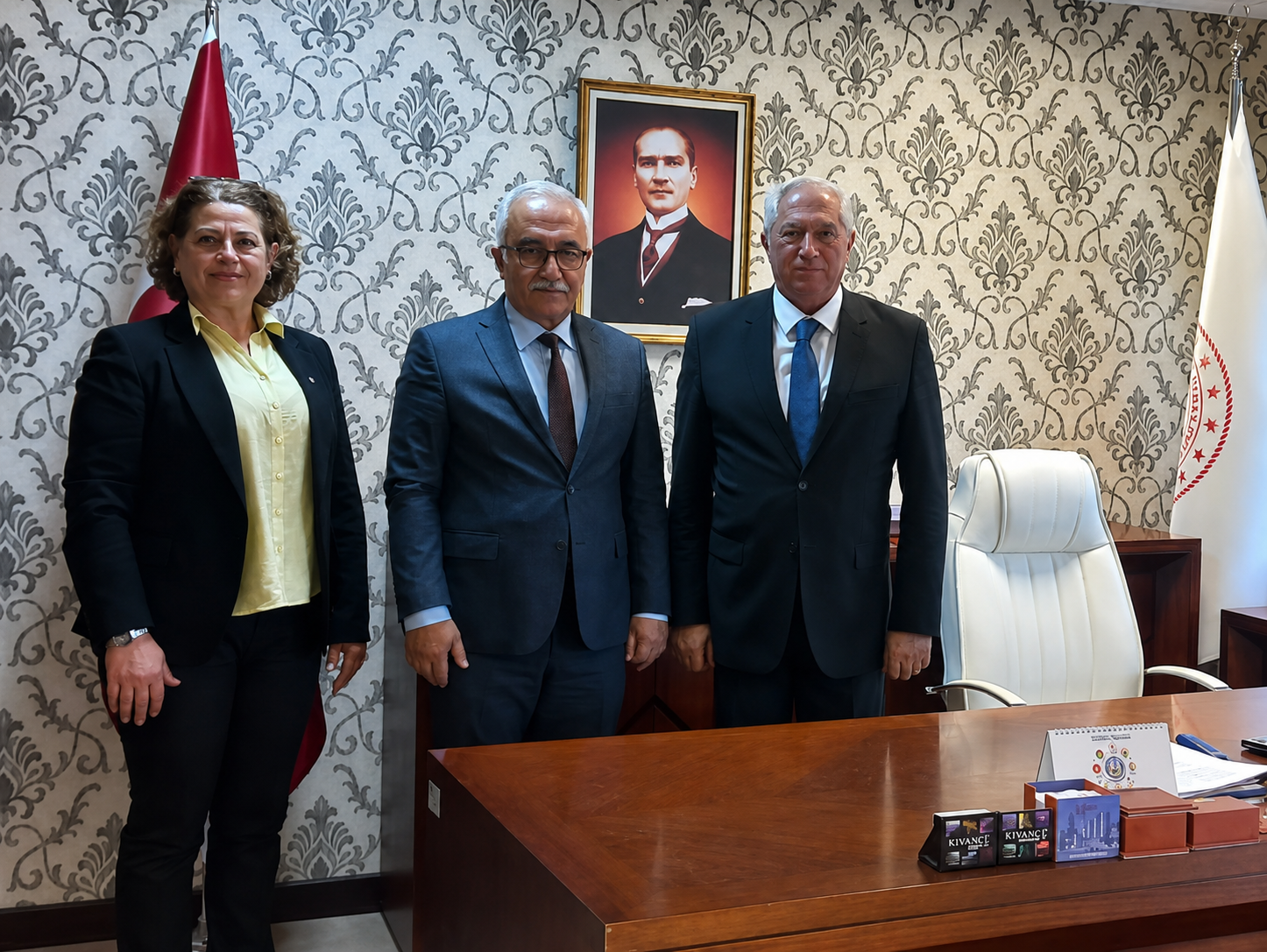 ÇAYIR, MERA VE YEM BİTKİLERİ DAİRE BAŞKANI DAVUT ÖZGÜR’E ZİYARET