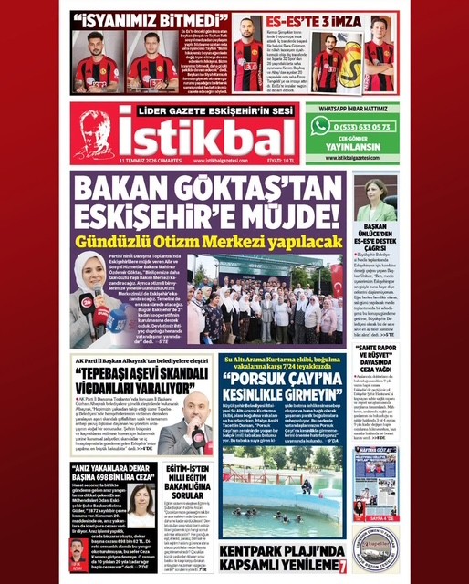 İSTİKBAL GAZETESİ:  ANIZ YAKANLARA DEKAR BAŞINA 698 BİN LİRA CEZA- 11 TEMMUZ 2026