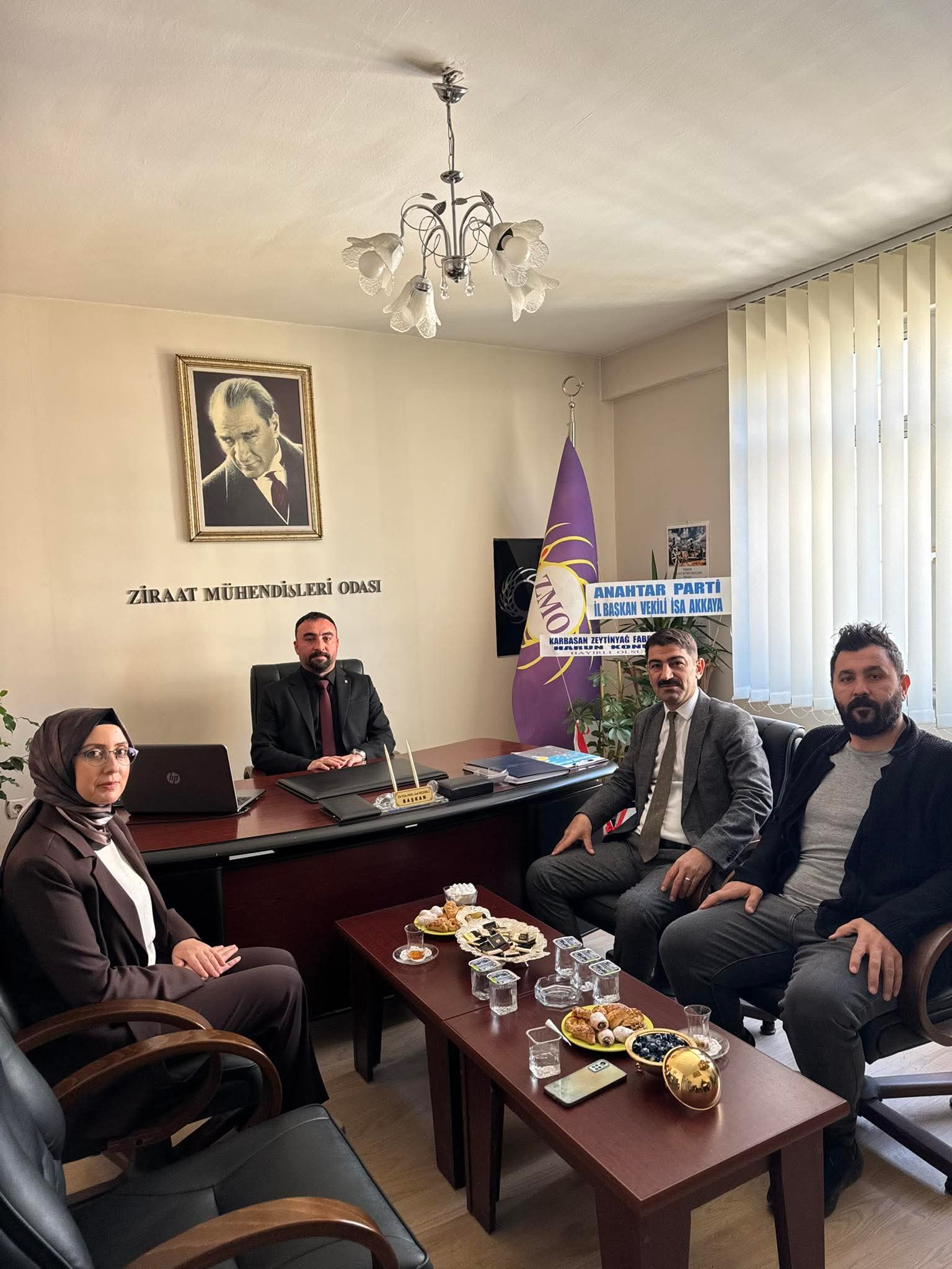 TKDK KAHRAMANMARAŞ İL KOORDİNATÖRÜ SAYIN HARUN REŞİT GENÇ’İN ODAMIZI ZİYARETİ