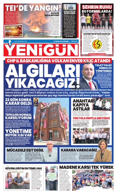 YENİGÜN GAZETESİ: MADENE KARŞI TEK YÜREK-23 TEMMUZ 2026