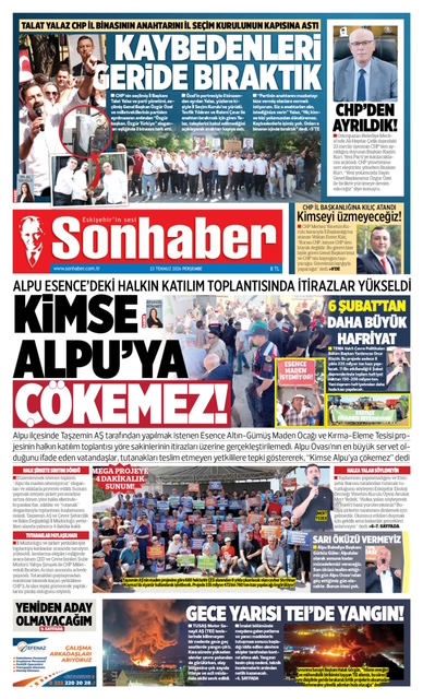 SON HABER: KİMSE ALPU'YA ÇÖKEMEZ-23 TEMMUZ 2026