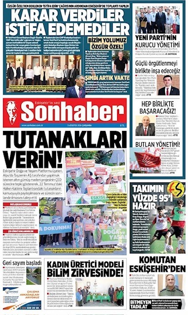 SON HABER GAZETESİ: TUTANAKLARI VERİN!- 5 AĞUSTOS 2026