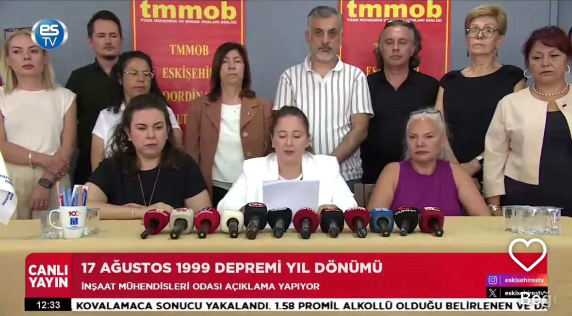 ES TV- 17 AĞUSTOS 1999 MARMARA DEPREMİ BASIN AÇIKLAMASI- 17 AĞUSTOS 2026