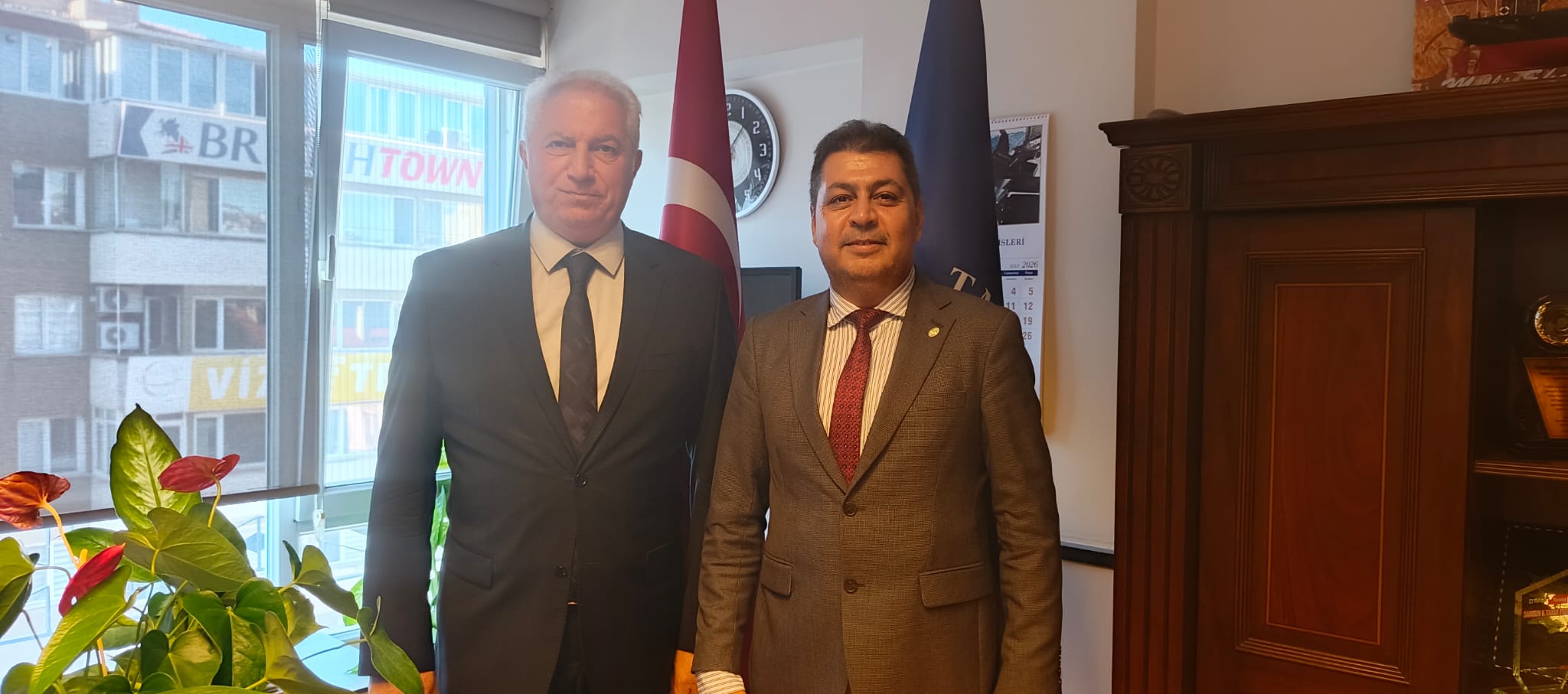 TÜRKİYE ZİRAATÇILAR DERNEĞİ AYDIN ŞUBE BAŞKANI ERDEM TUSU’DAN ODAMIZA ZİYARET