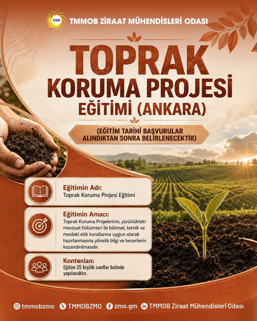 TOPRAK KORUMA PROJESİ EĞİTİMİ (ANKARA)