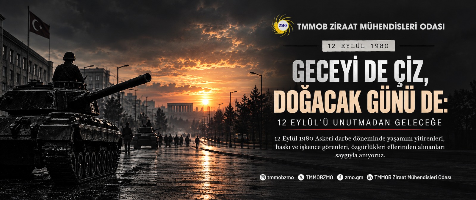GECEYİ DE ÇİZ, DOĞACAK GÜNÜ DE: 12 EYLÜL’Ü UNUTMADAN GELECEĞE