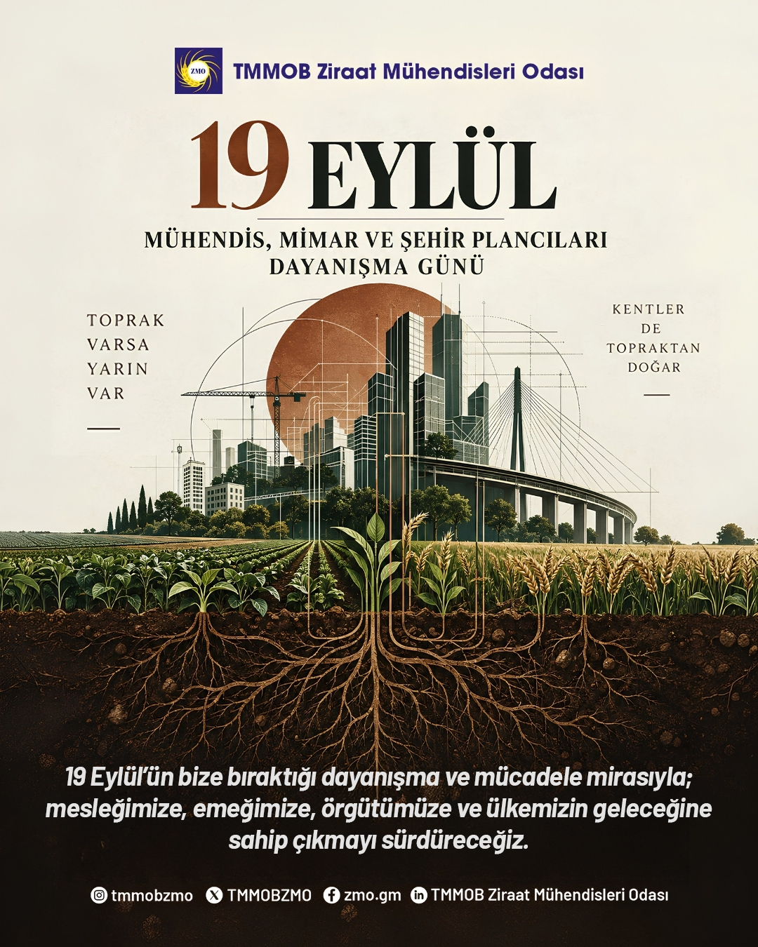 19 EYLÜL MÜHENDİS, MİMAR VE ŞEHİR PLANCILARI  DAYANIŞMA GÜNÜ