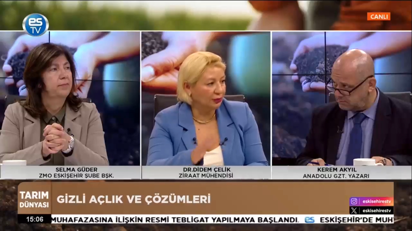 ES TV- ZİRAAT MÜHENDİSLERİYLE TARIM DÜNYASI-29 EYLÜL 2026