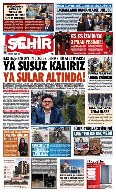ŞEHİR- GÜDER: YAĞIŞLAR SEVİNDİRDİ AMA TEHLİKE GEÇMEDİ!-17 EKİM 2026