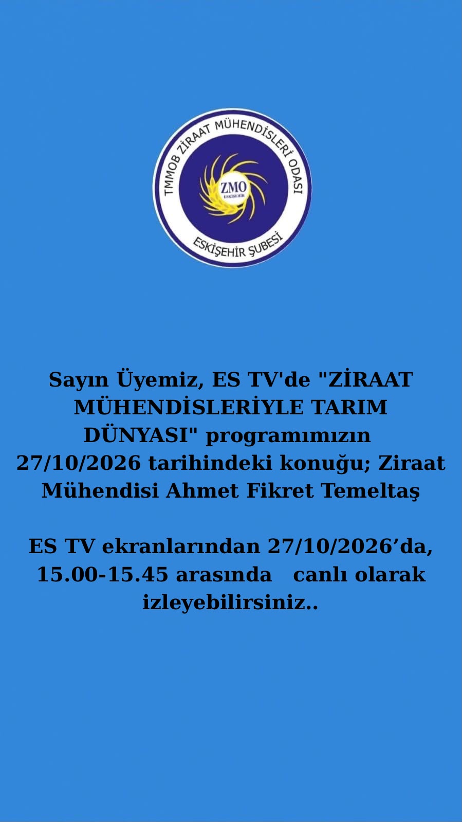 ES TV 27/10/2026 PROGRAMI 