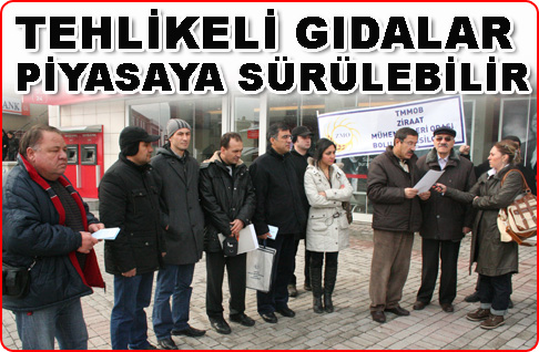 BOLU'DA BASIN AÇIKLAMASI