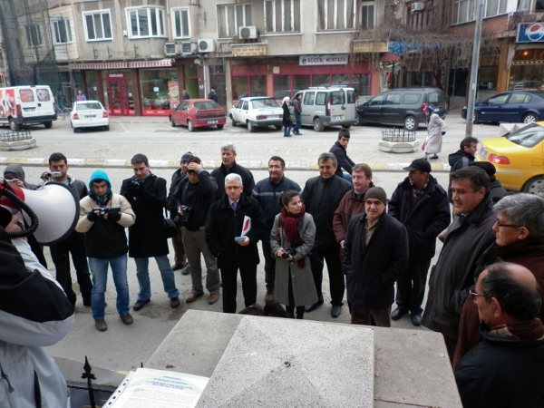 KIRKLARELİ'NDE BASIN AÇIKLAMASI