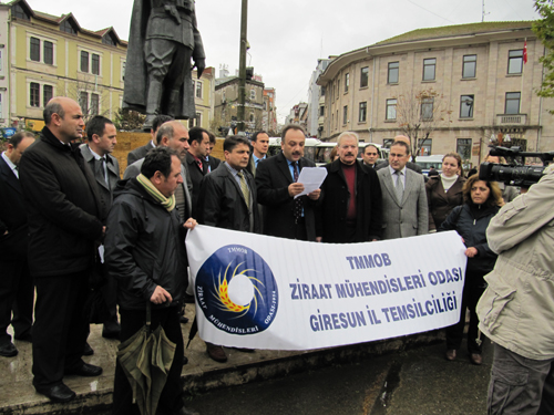 GİRESUN'DA BASIN AÇIKLAMASI