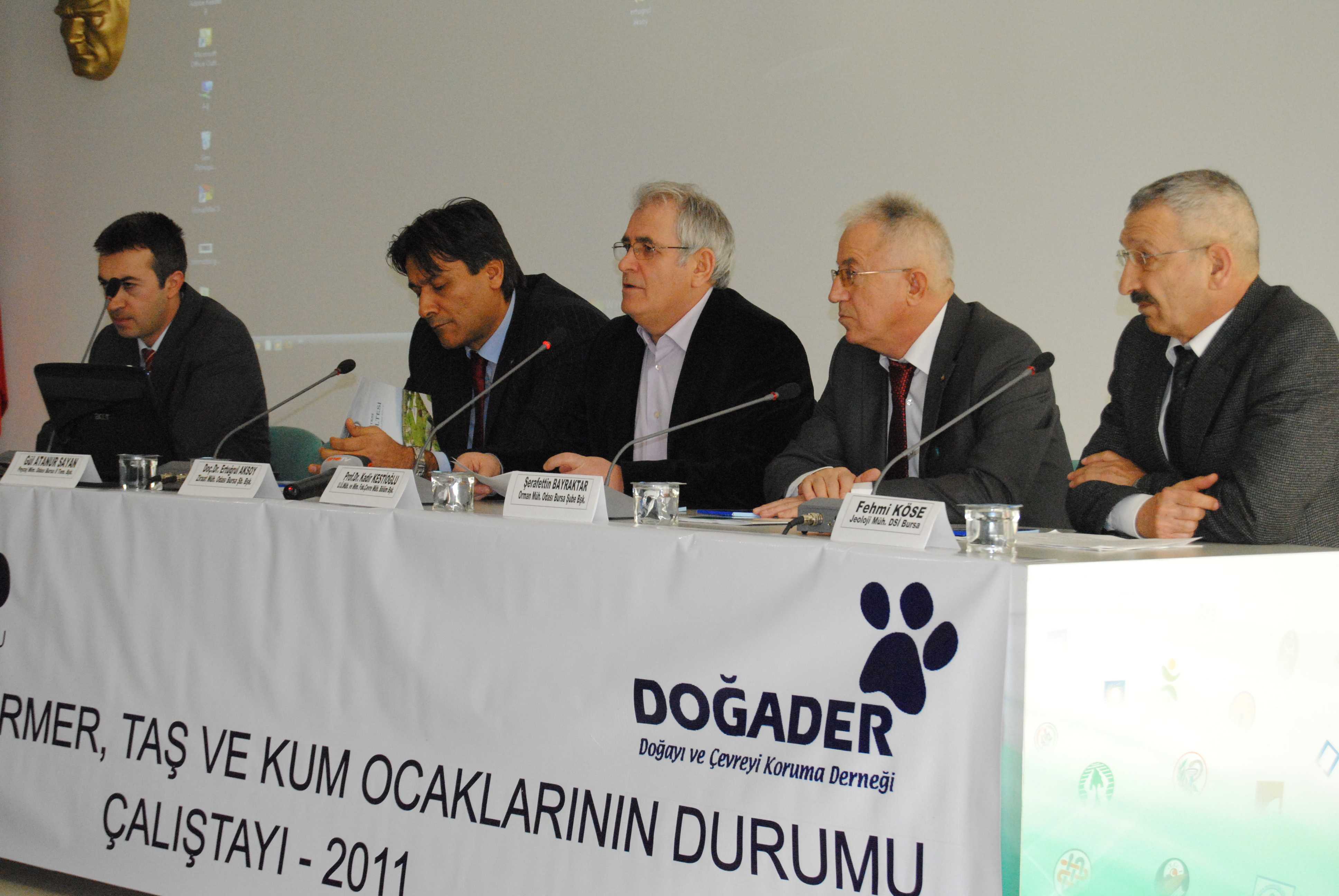 BURSA’DA MERMER-TAŞ VE KUM OCAKLARININ DURUMU ÇALIŞTAYI DÜZENLENDİ