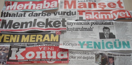 HAYVANCILIKTA İTHALAT ÇÖZÜM DEĞİL”-YENİ KONYA,”HAYVANCILIK DİYE BİR ŞEY KALMAZ”-YENİ MERAM, YENİGÜN, MERHABA, MANŞET, MEMLEKET, HAKİMİYET, RASYONEL