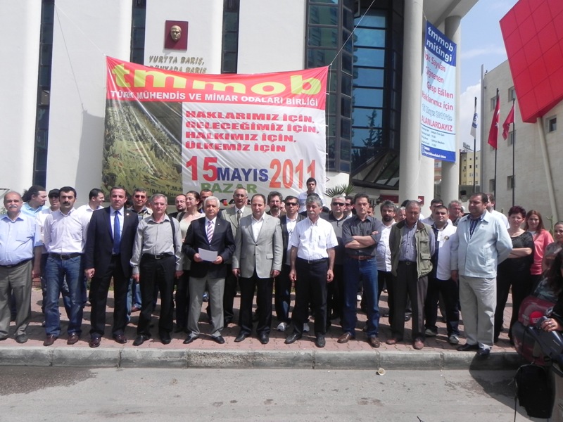 15 MAYIS TMMOB MİTİNGİ İLE İLGİLİ BASIN AÇIKLAMASI YAPILDI