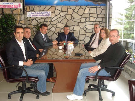 ZMO ÖNCEKİ DÖNEM BAŞKANI GÜNAYDIN`DAN KONYA ŞUBEMİZE ZİYARET