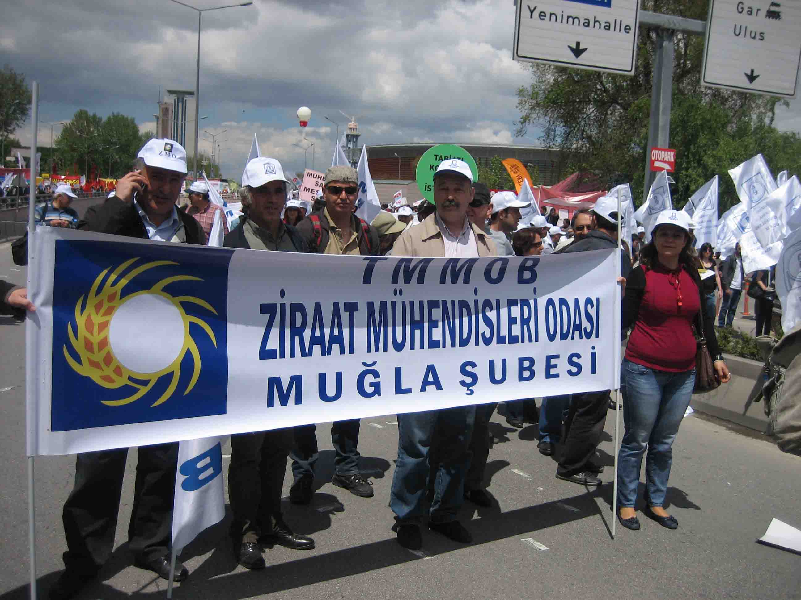 TMMOB MİTİNGİNE KATILDIK