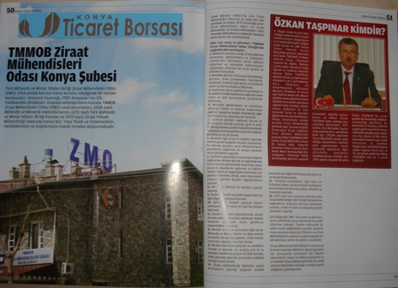 "KONYA TİCARET BORSASI" DERGİSİ-TMMOB ZMO KONYA ŞUBESİ