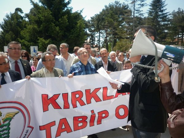 KIRKLARELİ TABİP ODASI VE SAĞLIK EMEKÇİLERİ SENDİKASININ BASIN AÇIKLAMASINA DESTEK 