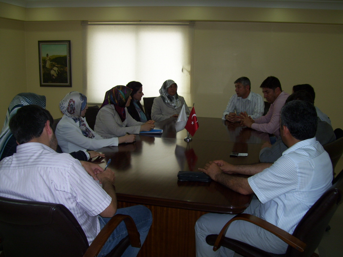 ŞANLIURFA AKP MİLLETVEKİLLİ ADAYI ŞUBEMİZİ ZİYARET ETTİ