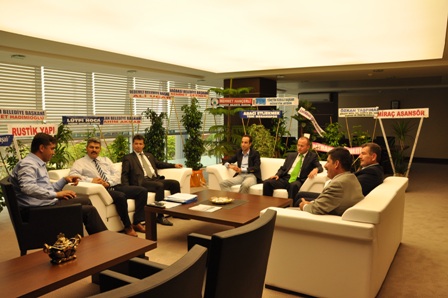 MERAM BELEDİYE BAŞKANI DR. SERDAR KALAYCI’YA HAYIRLI OLSUN ZİYARETİ