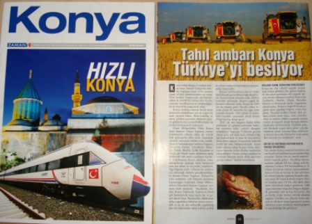 TAHIL AMBARI KONYA TÜRKİYE’Yİ BESLİYOR-ZAMAN GAZETESİ KONYA DERGİSİ