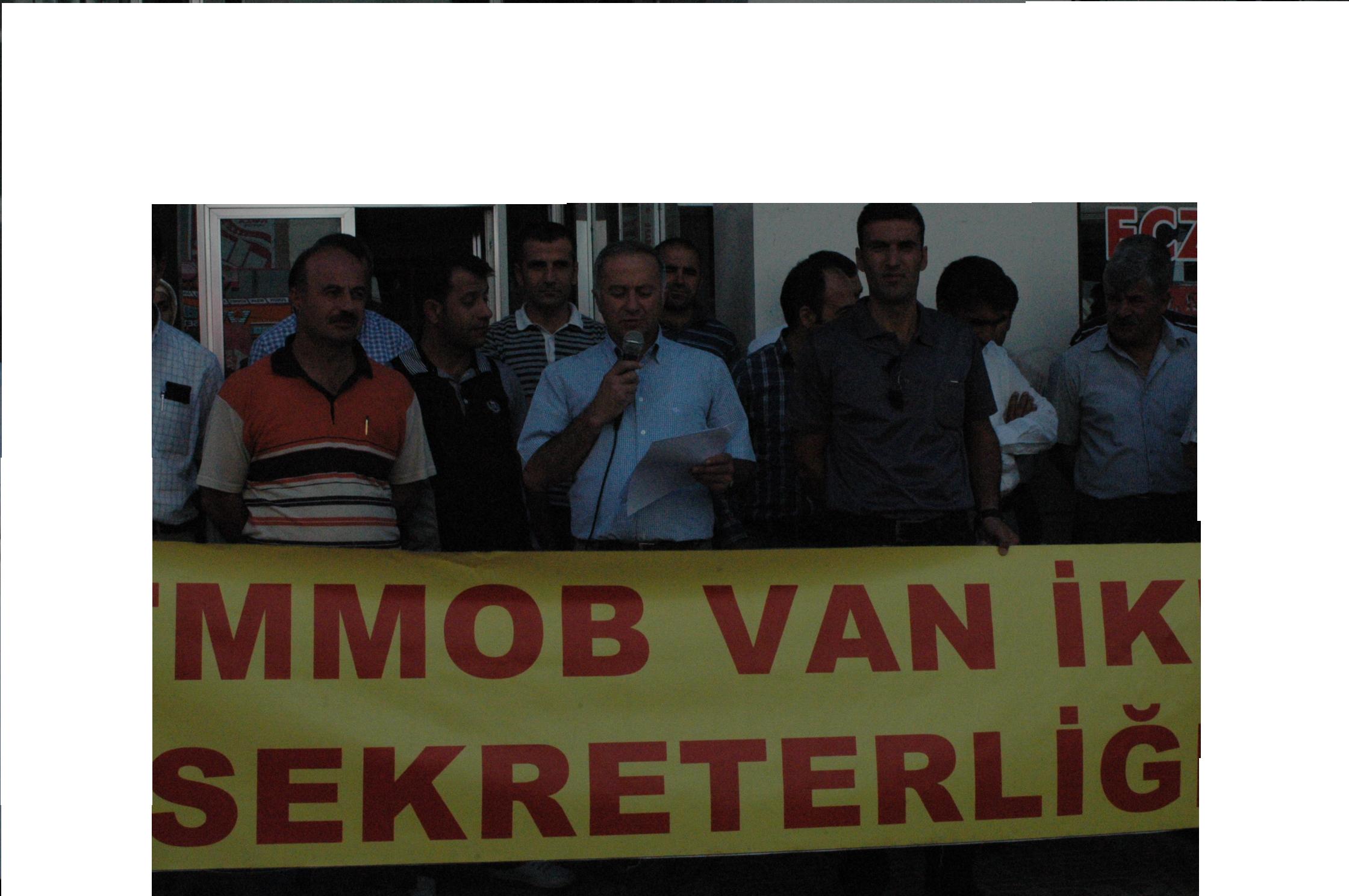 "19 EYLÜL TMMOB MÜHENDİS, MİMAR VE ŞEHİR PLANCILARI DAYANIŞMA GÜNÜ" VAN`DA BASIN AÇIKLAMASIYLA KUTLANDI
