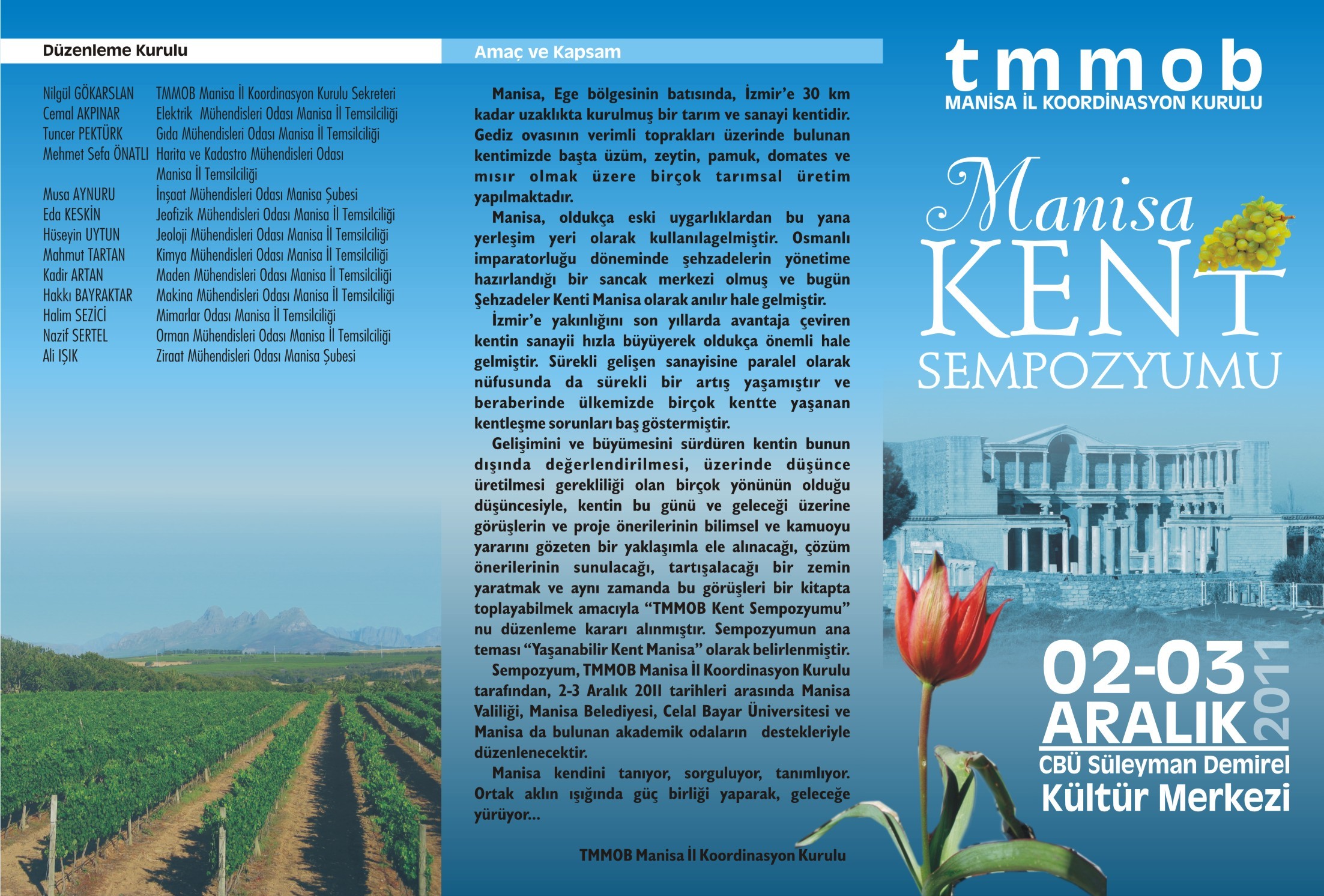 MANİSA KENT SEMPOZYUMU