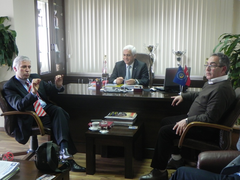 AKDENİZ ÜNİVERSİTESİ REKTÖR ADAYLARINDAN PROF. DR. İBRAHİM DEMİR`DEN ŞUBEMİZE ZİYARET